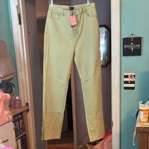PrettyLittleThing Mint Green Jeans Size 12